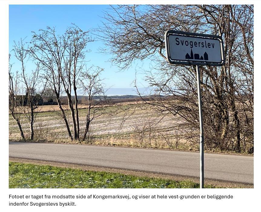 Foto af den omtalte grund
